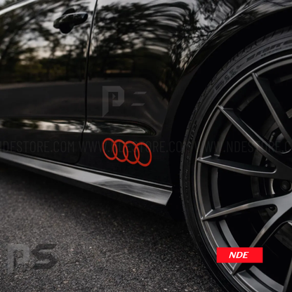 STICKER DECAL AUDI RINGS