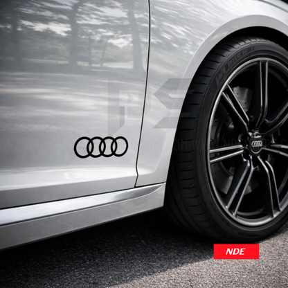 STICKER DECAL AUDI RINGS