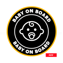 STICKER BABY ON BOARD - ndestore.com
