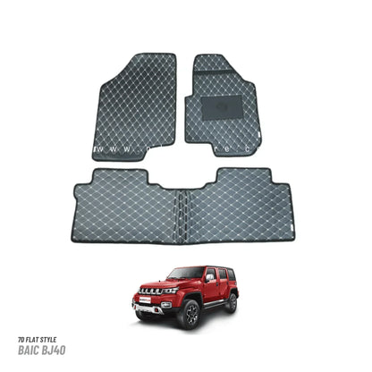 FLOOR MAT FLAT 7D STYLE FOR BAIC BJ40 - ndestore.com