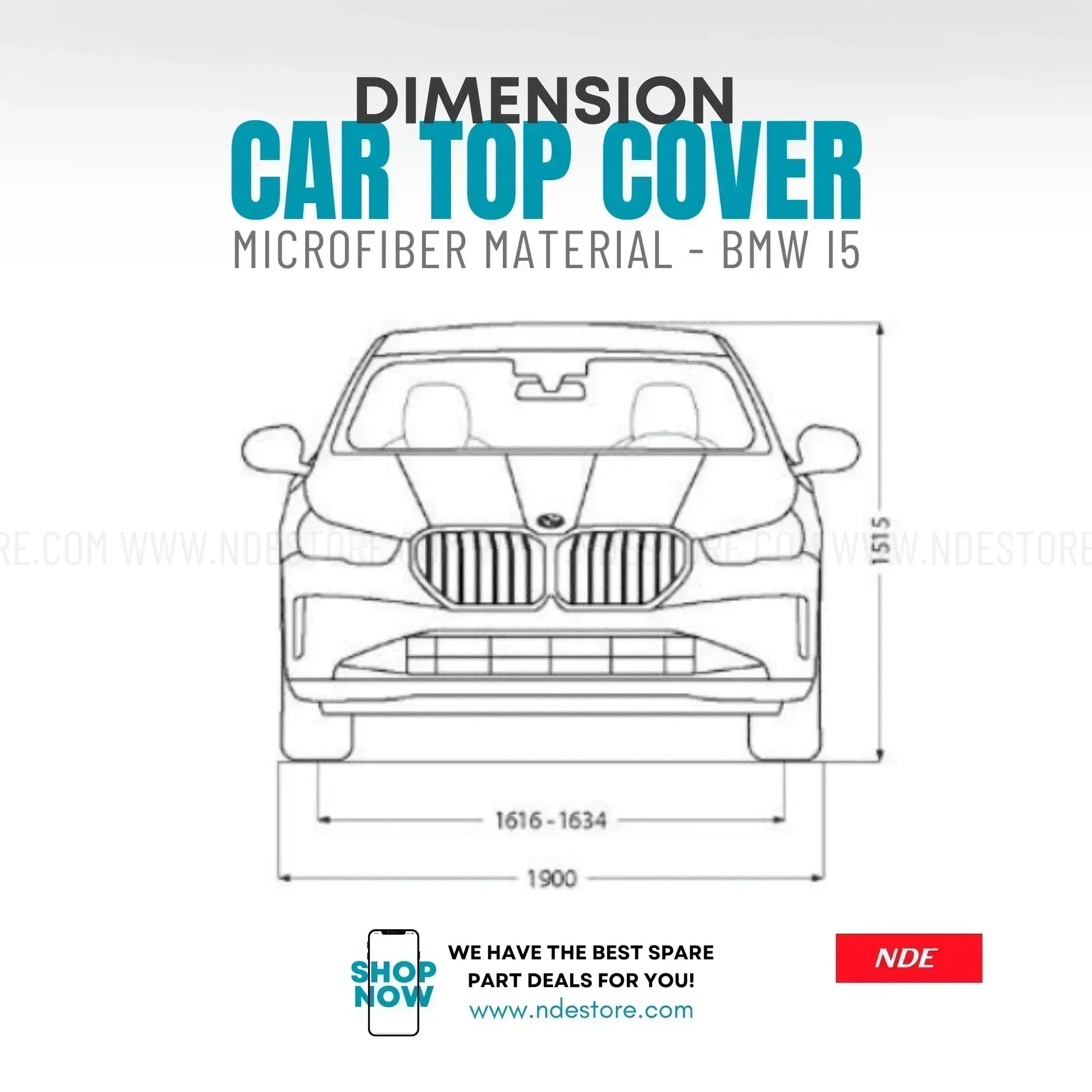 TOP COVER MICROFIBER FOR BMW i5 - ndestore.com