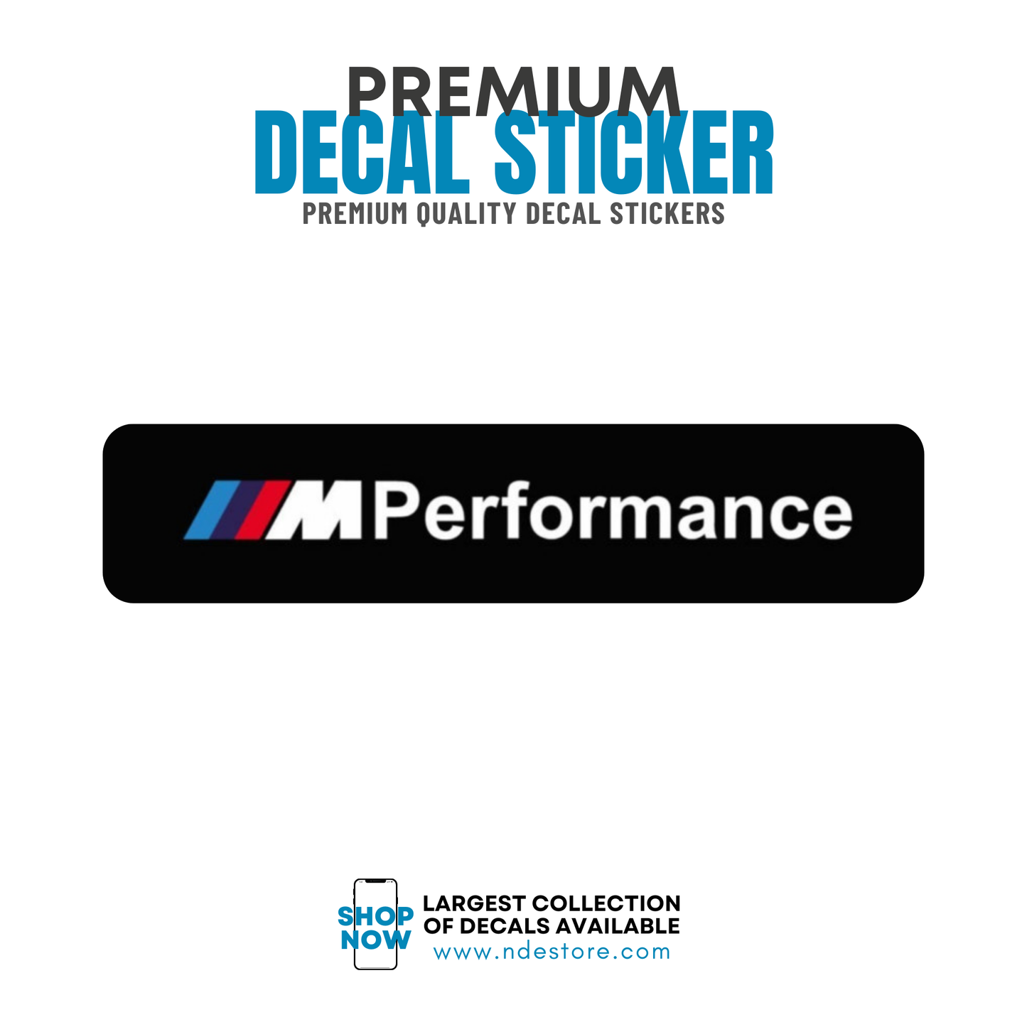 STICKER DECAL M PERFORMANCE