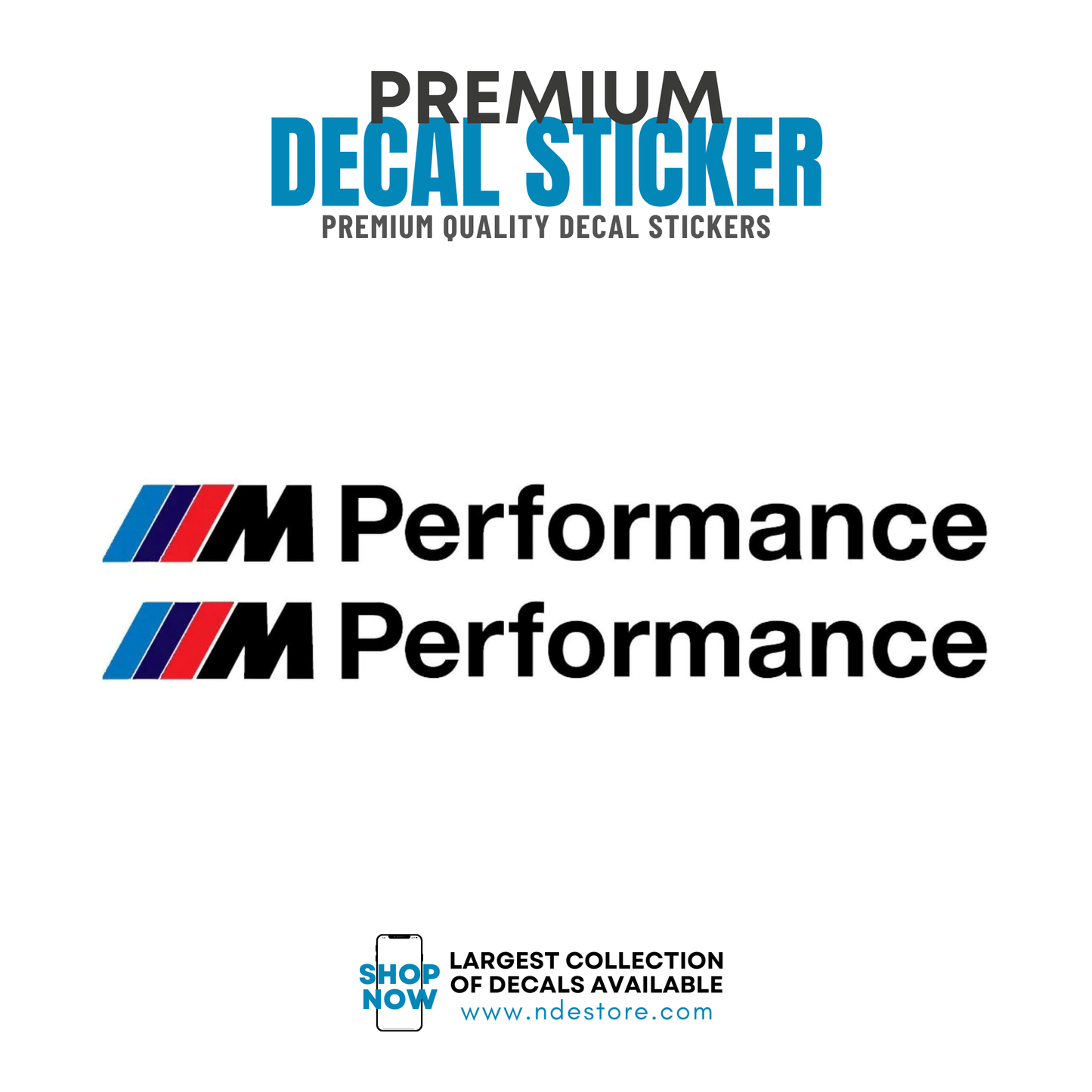 STICKER DECAL M PERFORMANCE