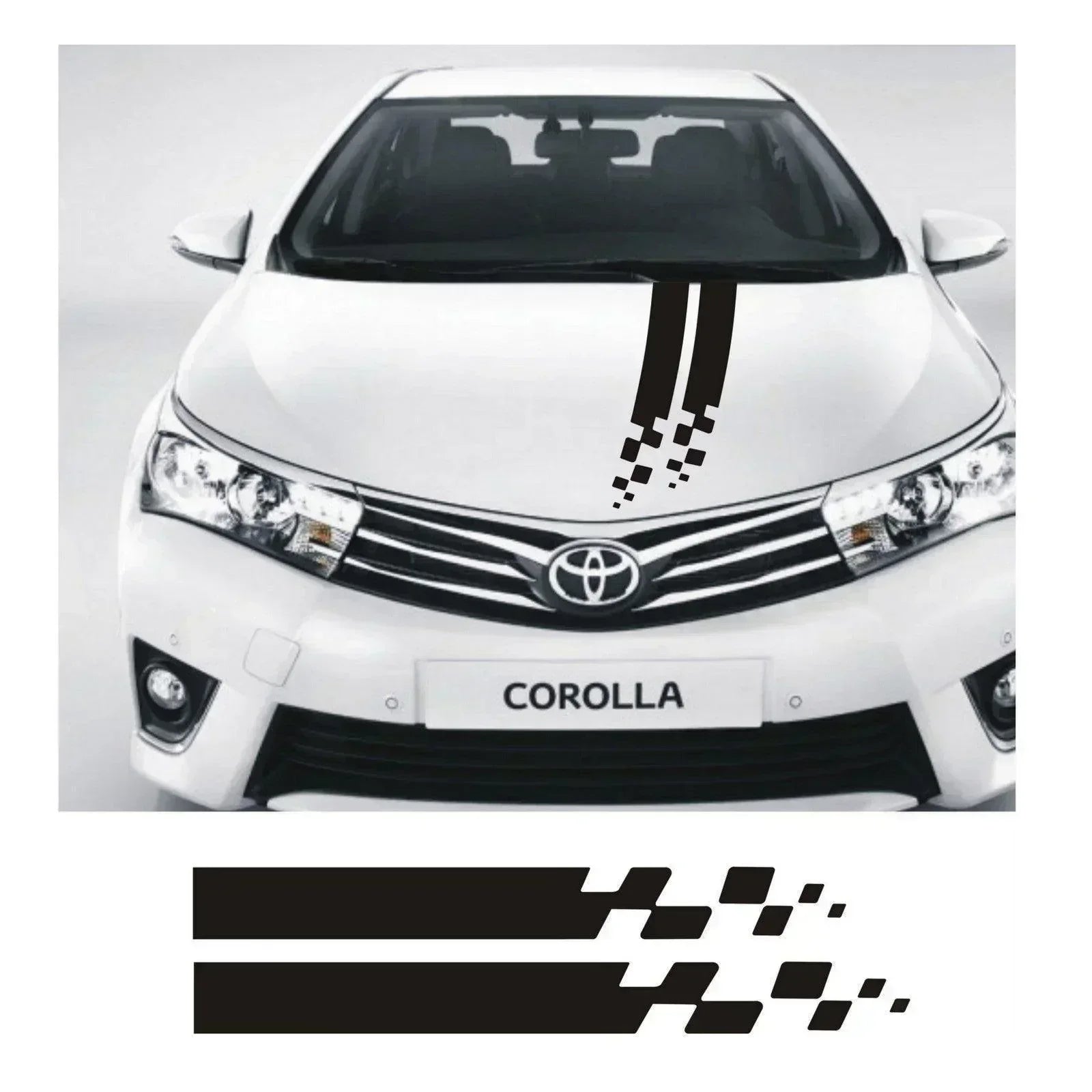 STICKER, CAR BONNET SPORTS STYLE - ndestore.com