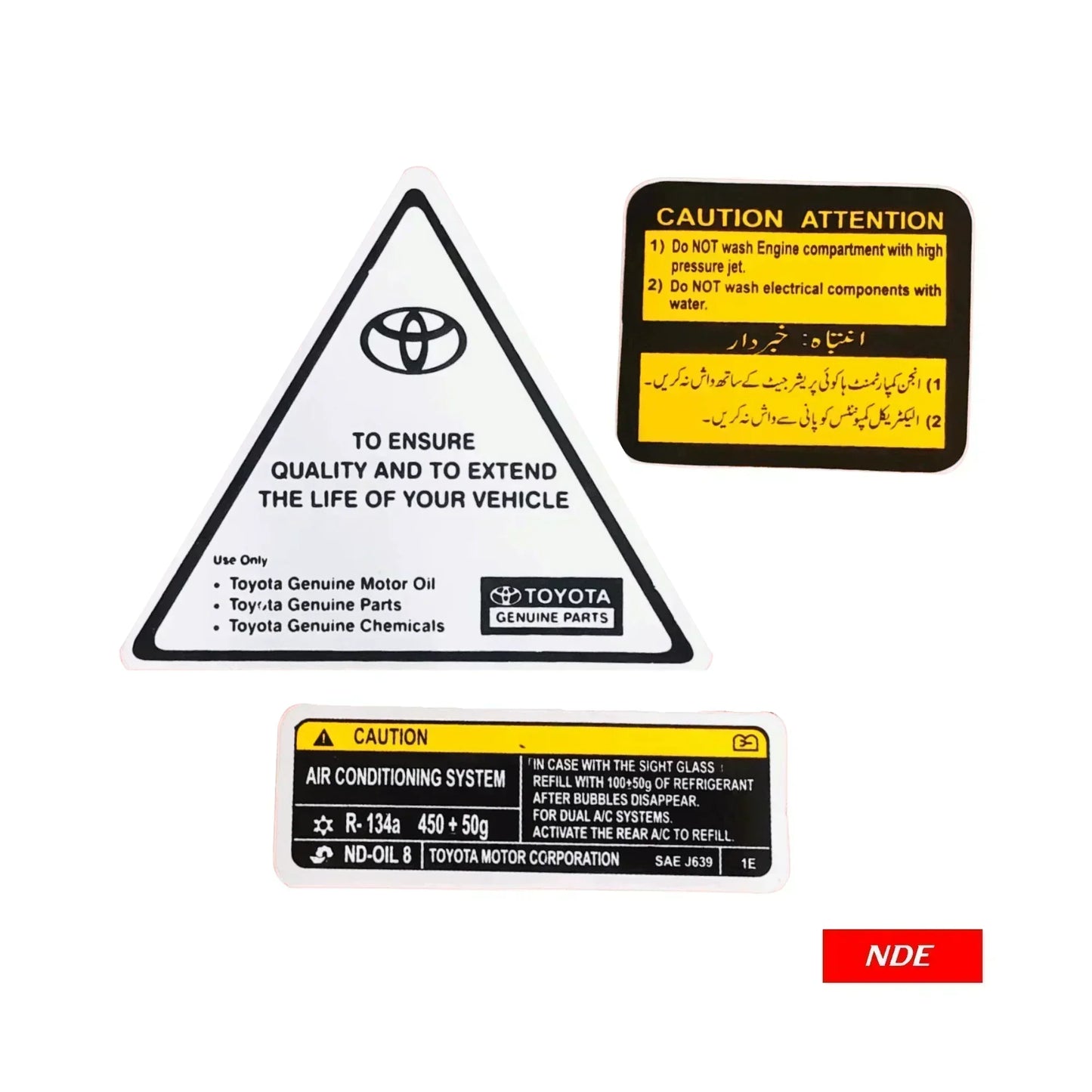 STICKER BONNET FOR TOYOTA - ndestore.com