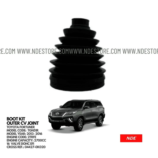 CV JOINT BOOT OUTER FOR TOYOTA FORTUNER (2013-2016) - ndestore.com