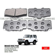 BRAKE DISC PAD SET FRONT GENUINE FOR TOYOTA LAND CRUISER (KZJ71) - ndestore.com