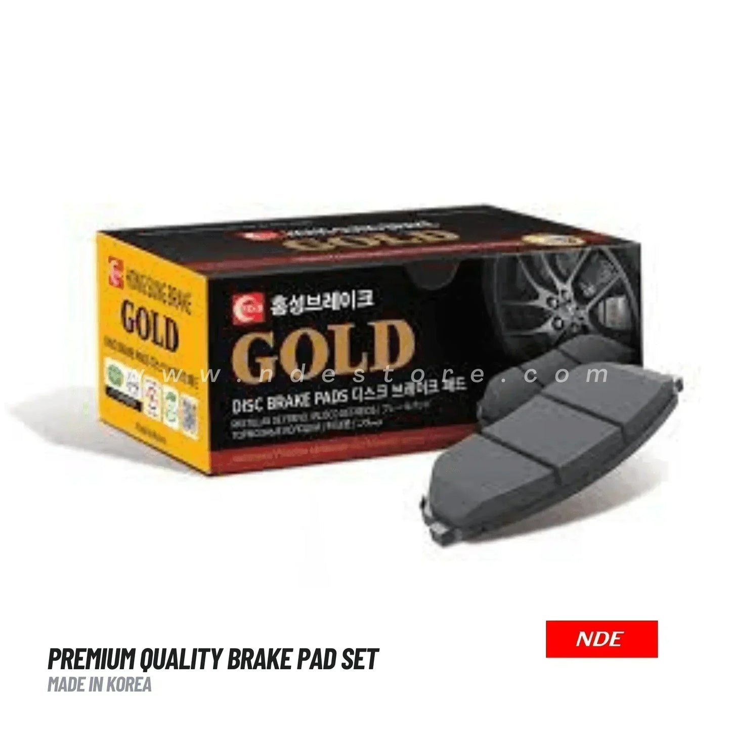 BRAKE DISC PAD SET FRONT KOREA FOR KIA STONIC - ndestore.com