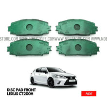 BRAKE DISC PAD SET FRONT GENUINE FOR LEXUS CT200H - ndestore.com