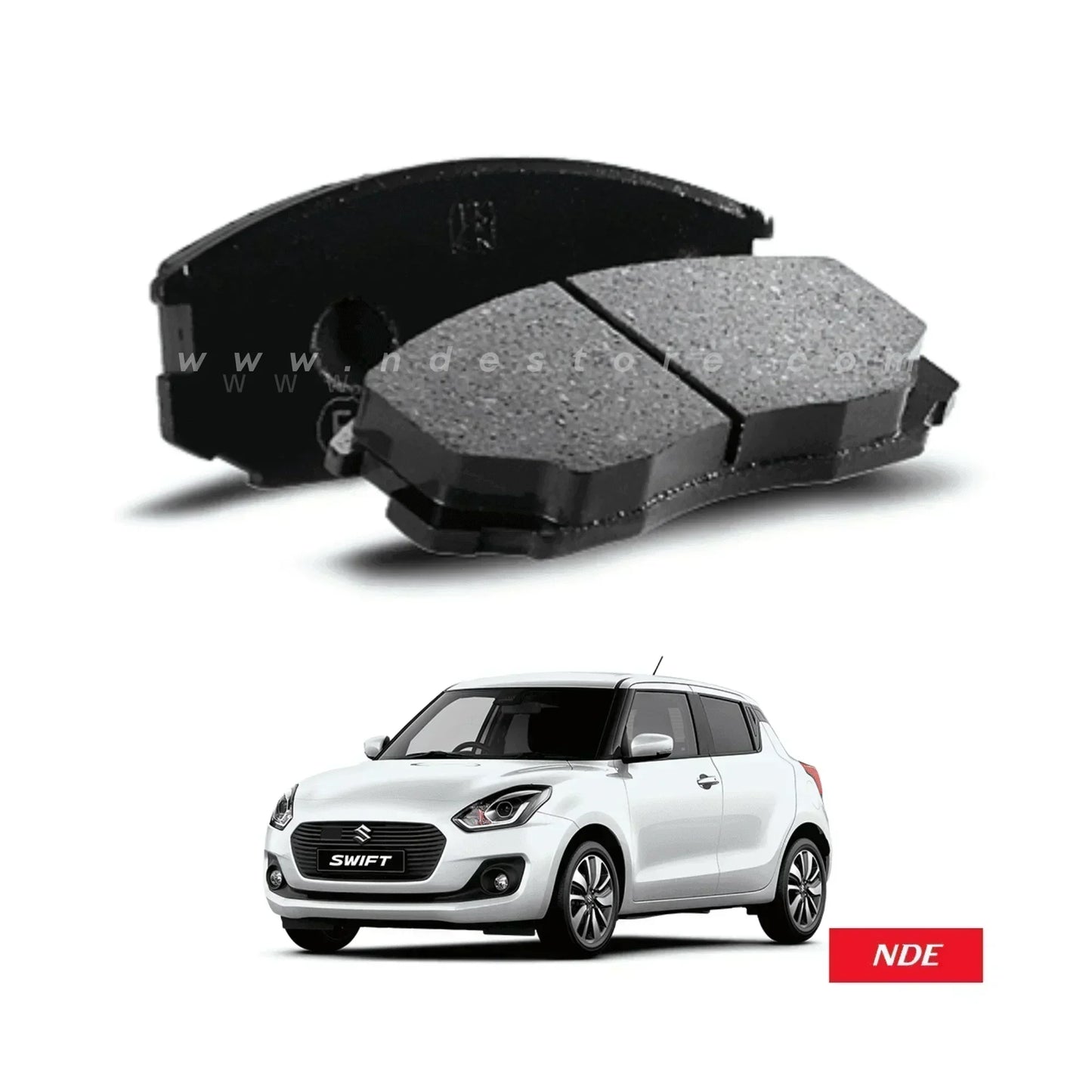 BRAKE DISC PAD SET FRONT DOT OE FOR SUZUKI SWIFT (2021-2025) - ndestore.com