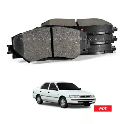 BRAKE DISC PAD SET FRONT GENUINE FOR TOYOTA COROLLA (1994-2002) - ndestore.com