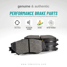 BRAKE DISC PAD SET FRONT GENUINE FOR LEXUS LS400 - ndestore.com