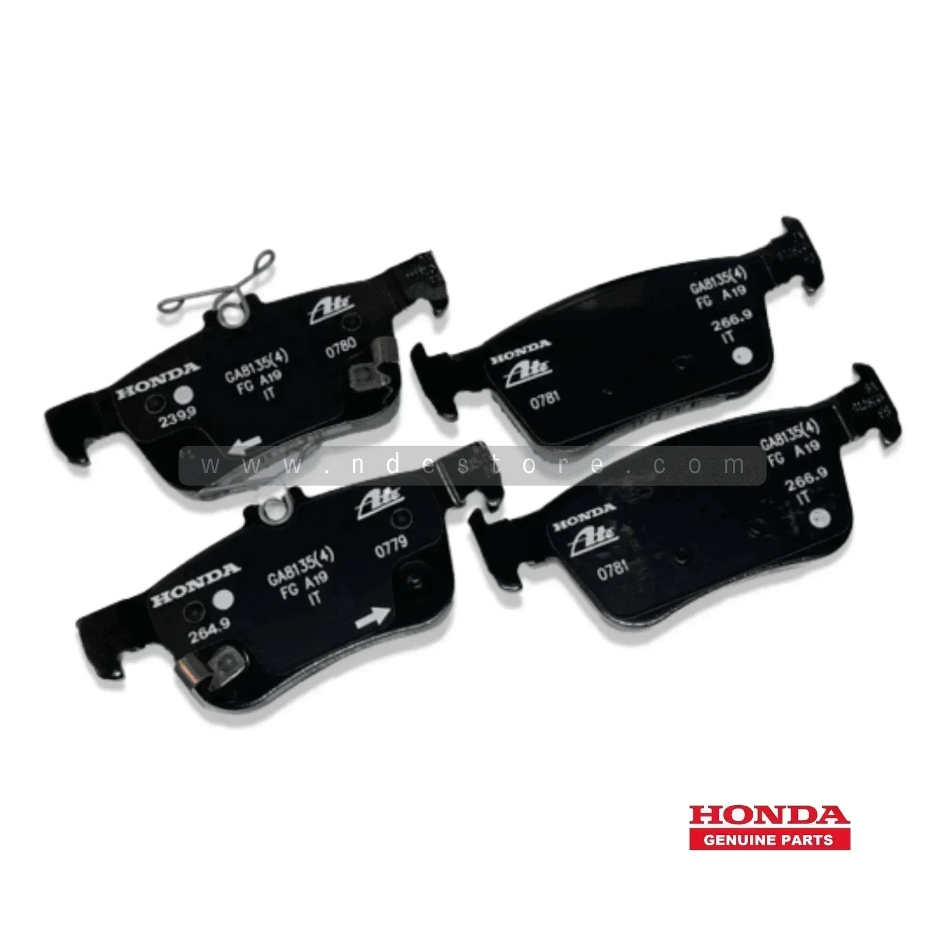 BRAKE, DISC PAD REAR FOR HONDA CIVIC (2016-2021) - ndestore.com