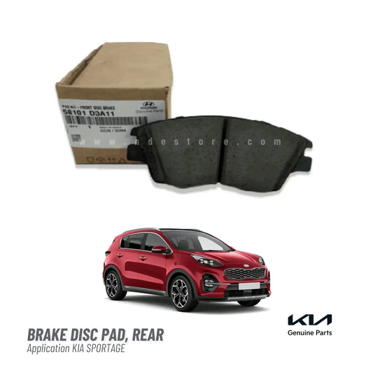 BRAKE, DISC PAD REAR FOR KIA SPORTAGE (KIA GENUINE PART) - ndestore.com