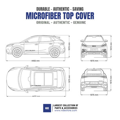 TOP COVER MICROFIBER FOR BYD ATTO 3 - ndestore.com