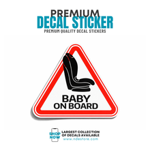 STICKER DECAL BABY ON BOARD