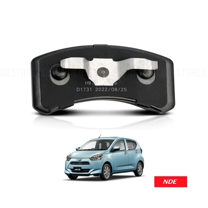 BRAKE DISC PAD SET FRONT FOR DAIHATSU MIRA e:S