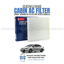 CABIN AIR FILTER AC FILTER DENSO FOR TOYOTA COROLLA ALTIS GRANDE 2008-2025 - ndestore.com