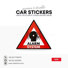 STICKER CAR ALARM SYSTEM STICKERS (SKU O6776) - ndestore.com