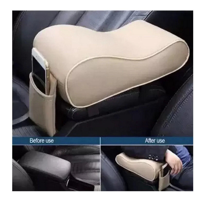 CAR ARMREST CUSHION BEIGE - ndestore.com