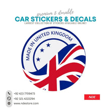 STICKER MADE IN UNITED KINGDOM (DESIGN 2) - ndestore.com