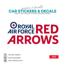 STICKER ROYAL AIR FORCE RED ARROWS - ndestore.com