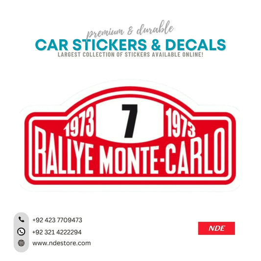 STICKER RALLEY MONTE CARLO - ndestore.com
