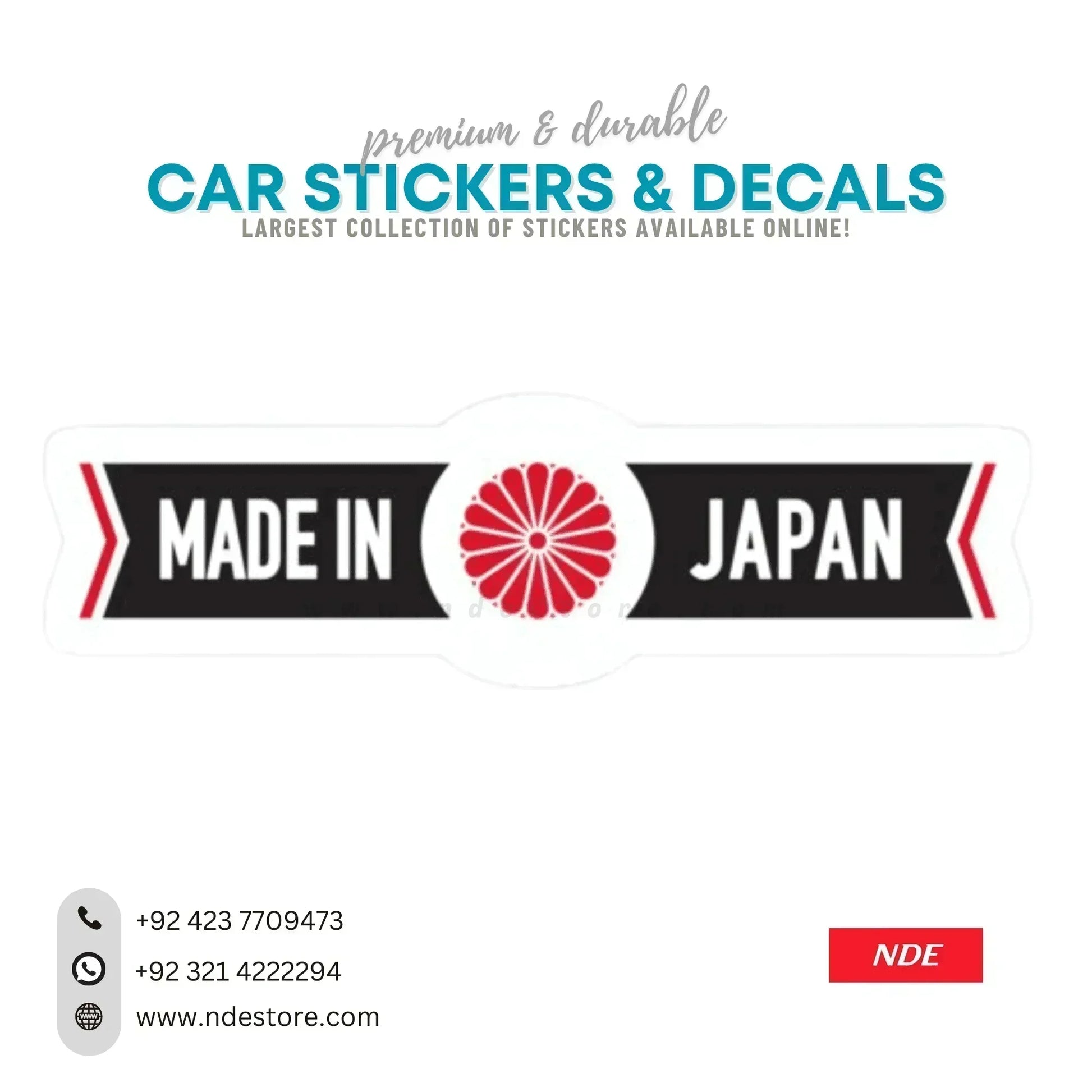 STICKER MADE IN JAPAN JDM - ndestore.com