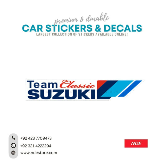 STICKER TEAM CLASSIC SUZUKI - ndestore.com