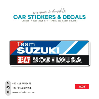 STICKER TEAM SUZUKI YOSHIMARA JAPAN - ndestore.com
