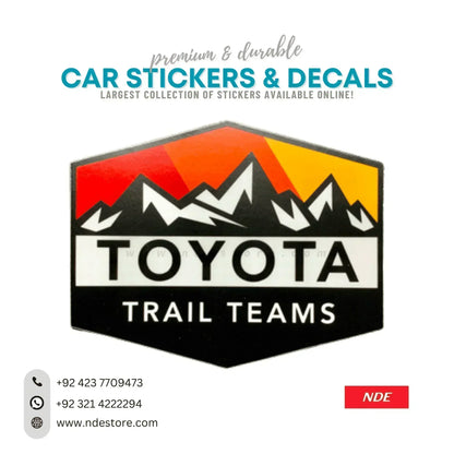STICKER TOYOTA TRAIL TEAM - ndestore.com