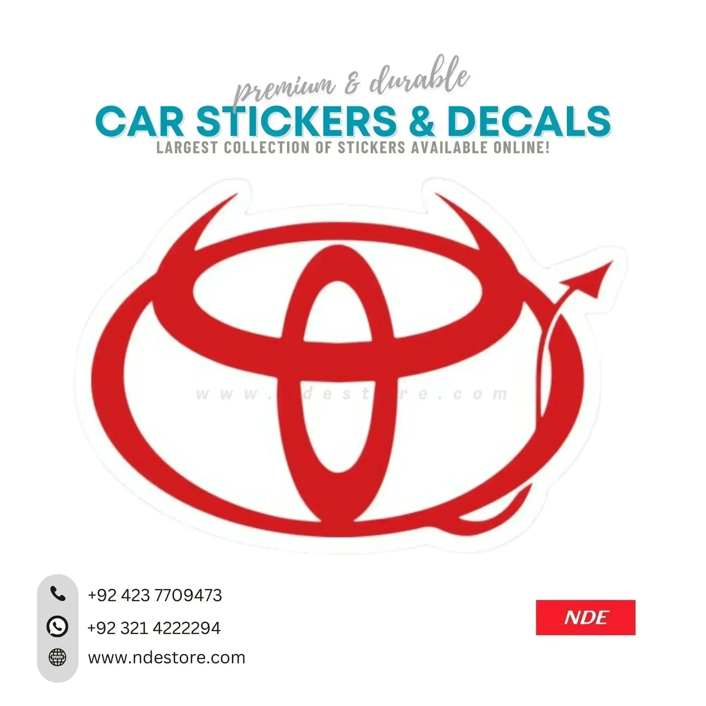 STICKER TOYOTA DEVIL - ndestore.com