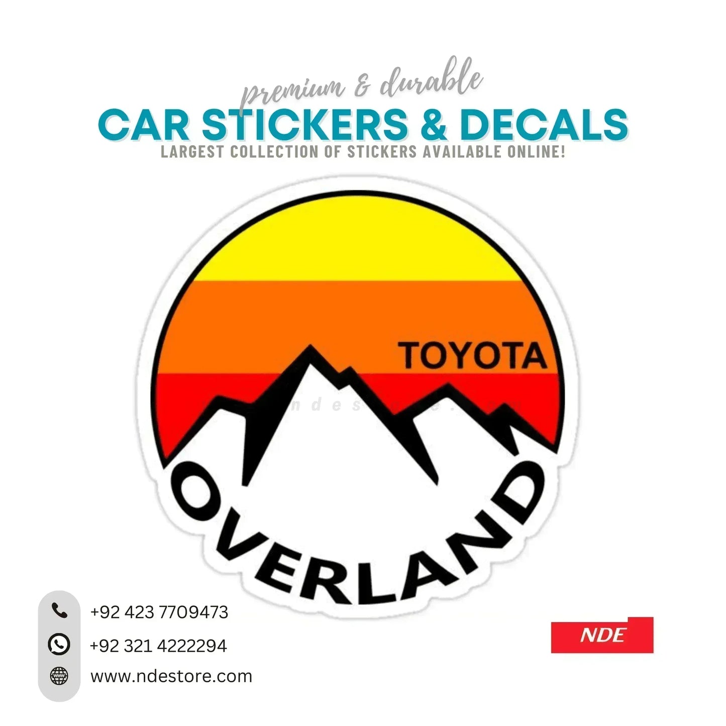 STICKER TOYOTA - ndestore.com