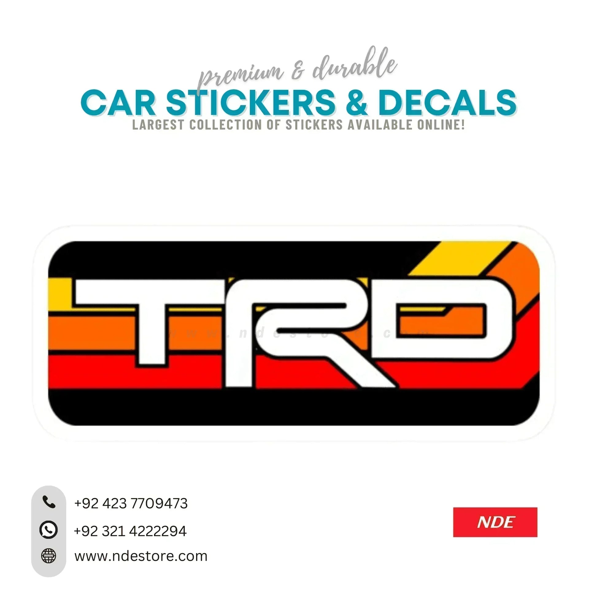 STICKER TRD JDM STYLE - ndestore.com