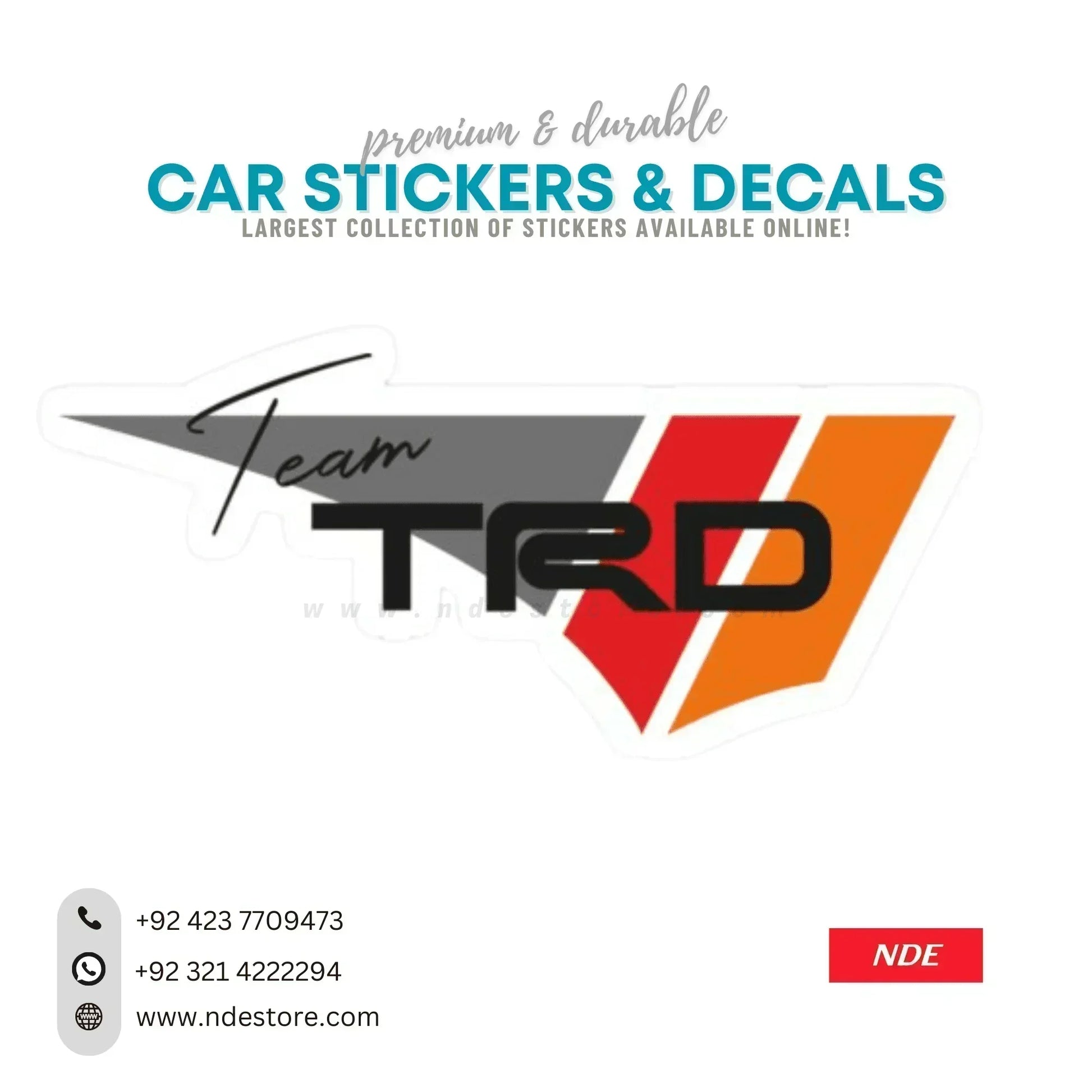 STICKER TEAM TRD - ndestore.com