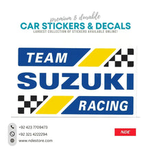 STICKER TEAM SUZUKI RACING - ndestore.com