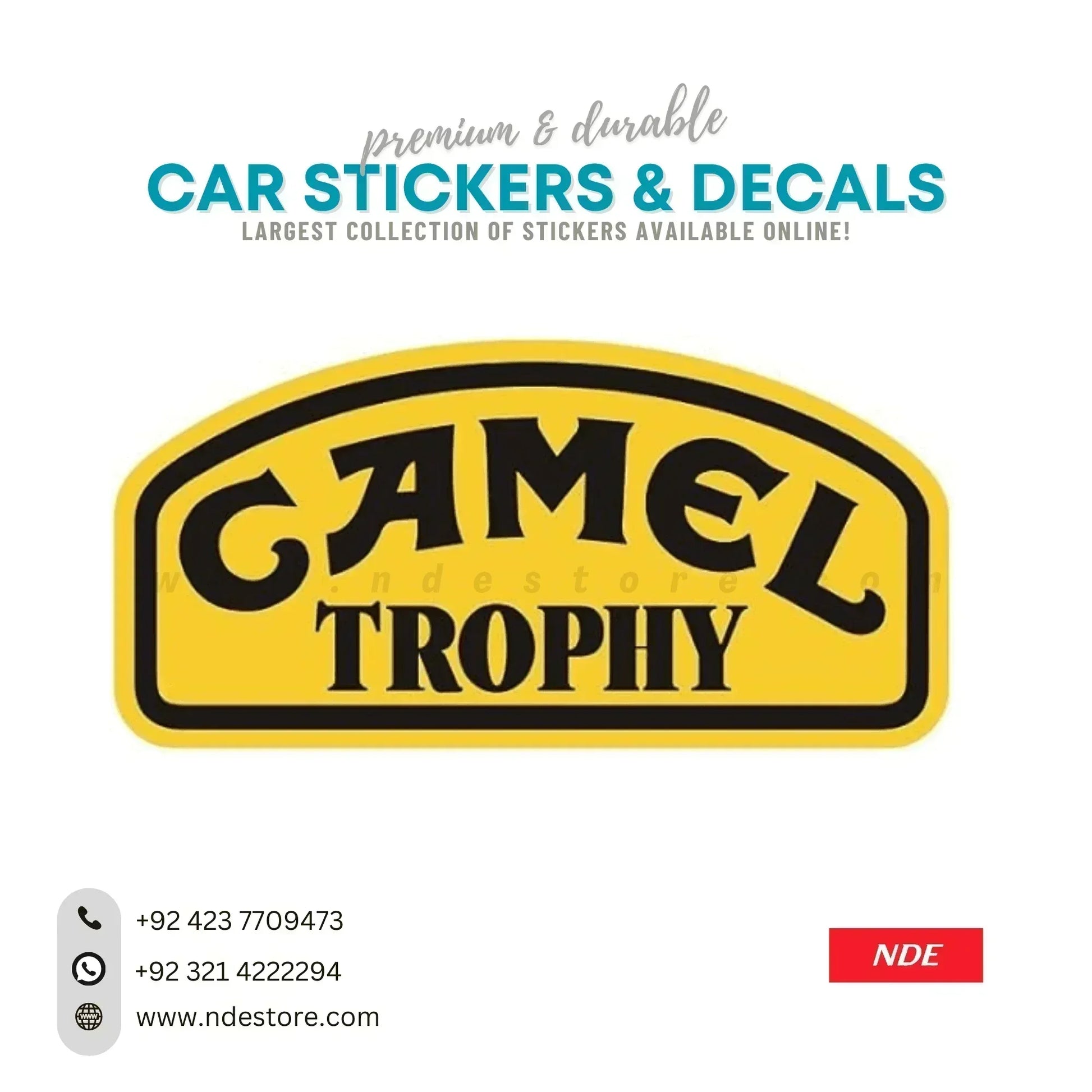 STICKER CAMEL TROPHY - ndestore.com