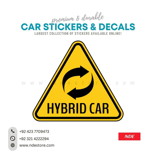 STICKER HYBRID CAR - ndestore.com
