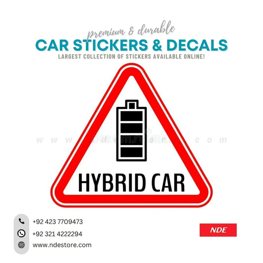 STICKER HYBRID CAR - ndestore.com