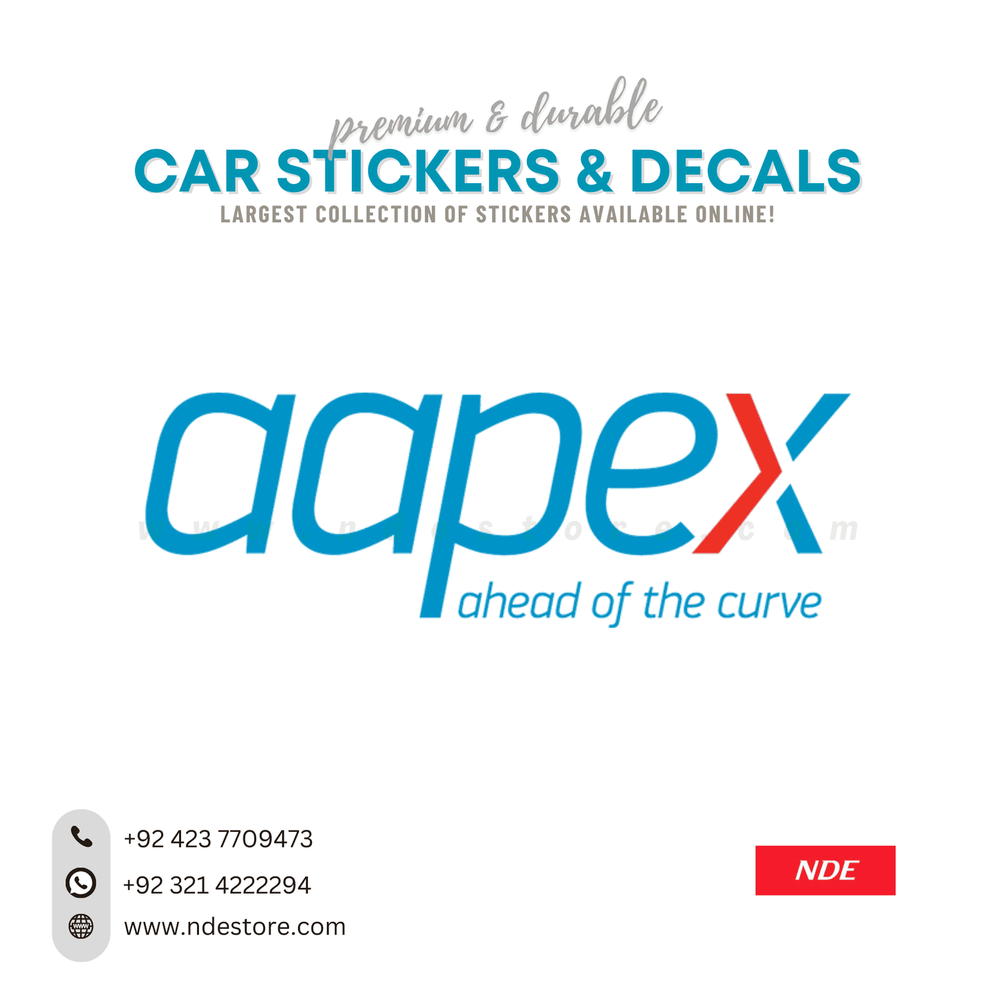 STICKER AAPEX - ndestore.com
