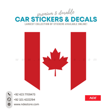 STICKER CANADA FLAG BADGE - ndestore.com
