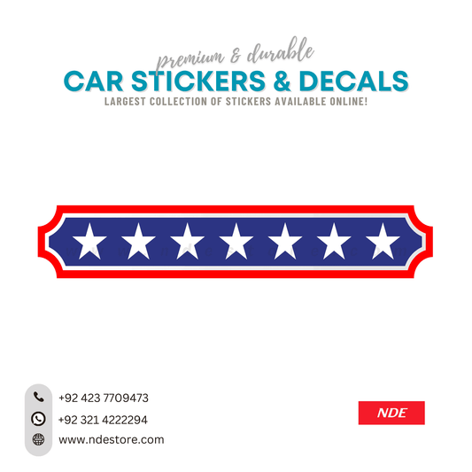 STICKER US FLAG STAR - ndestore.com