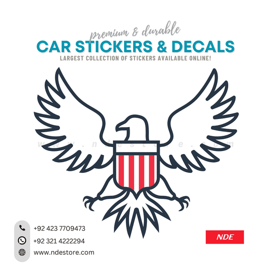 STICKER AMERICAN EAGLE FLAG - ndestore.com