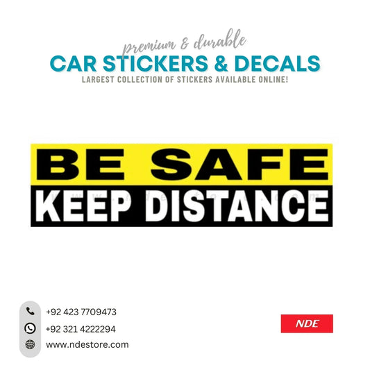 STICKER KEEP DISTANCE BE SAFE - ndestore.com