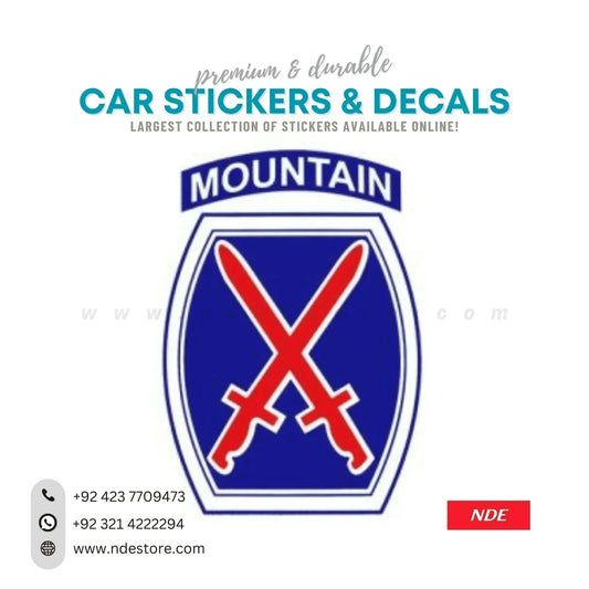 STICKER INFANTRY MOUNTAIN - ndestore.com