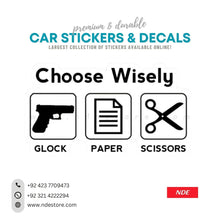 STICKER CHOSE WISELY - ndestore.com