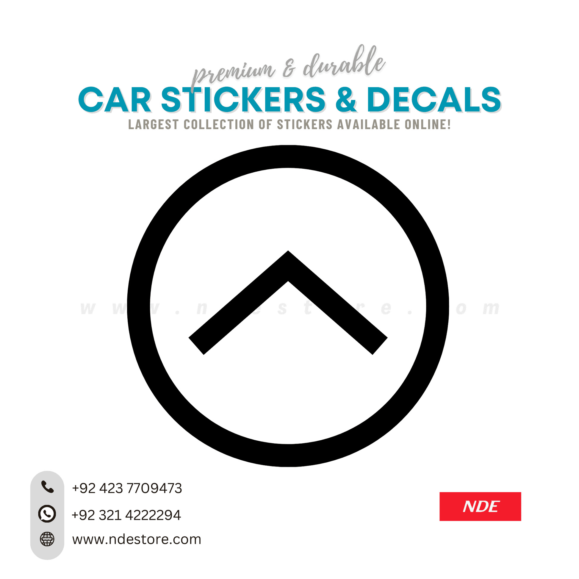 STICKER ARROW CIRCLE - ndestore.com