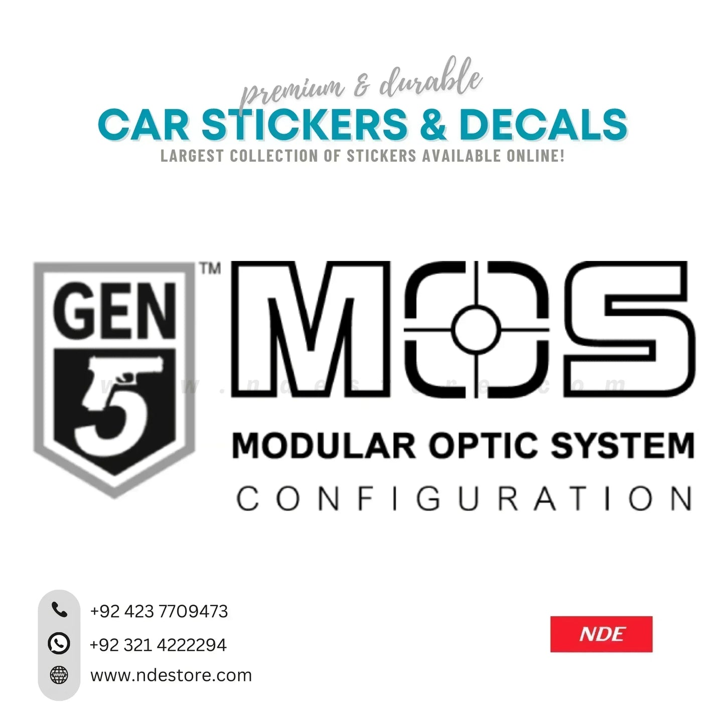 STICKER GEN5 MOS MODULAR OPTIC SYSTEM - ndestore.com