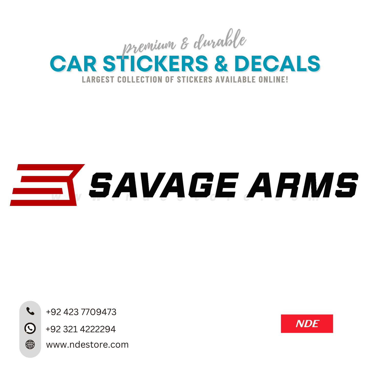 STICKER SAVAGE ARMS - ndestore.com