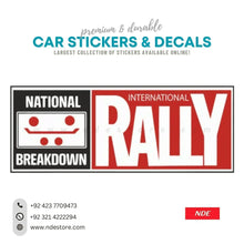 STICKER INTERNATIONAL RALLY - ndestore.com